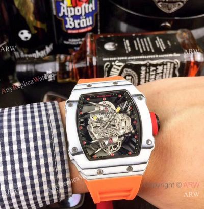 Swiss Grade 1 Replica Richard Mille RM27-02 Rafael Nadal Watch Orange Strap